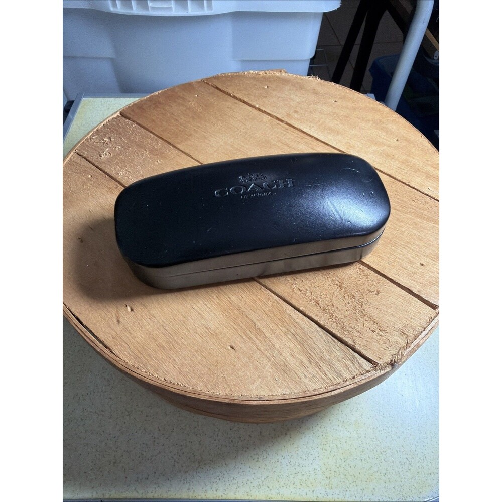 COACH Black Hard Eyewear case